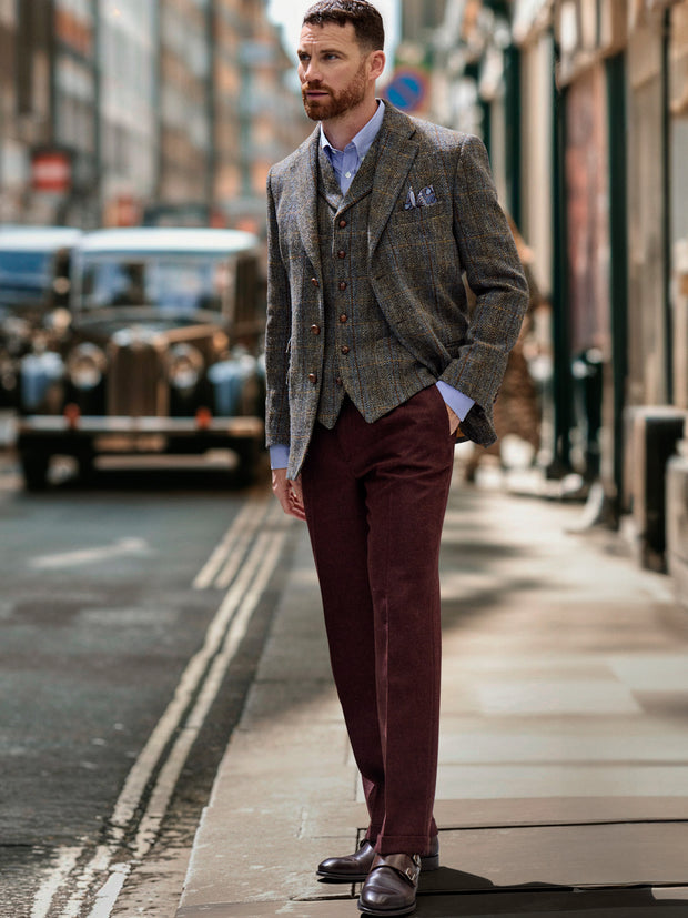 Tweedsakko in 3-Knopf Classic aus Harris Tweed