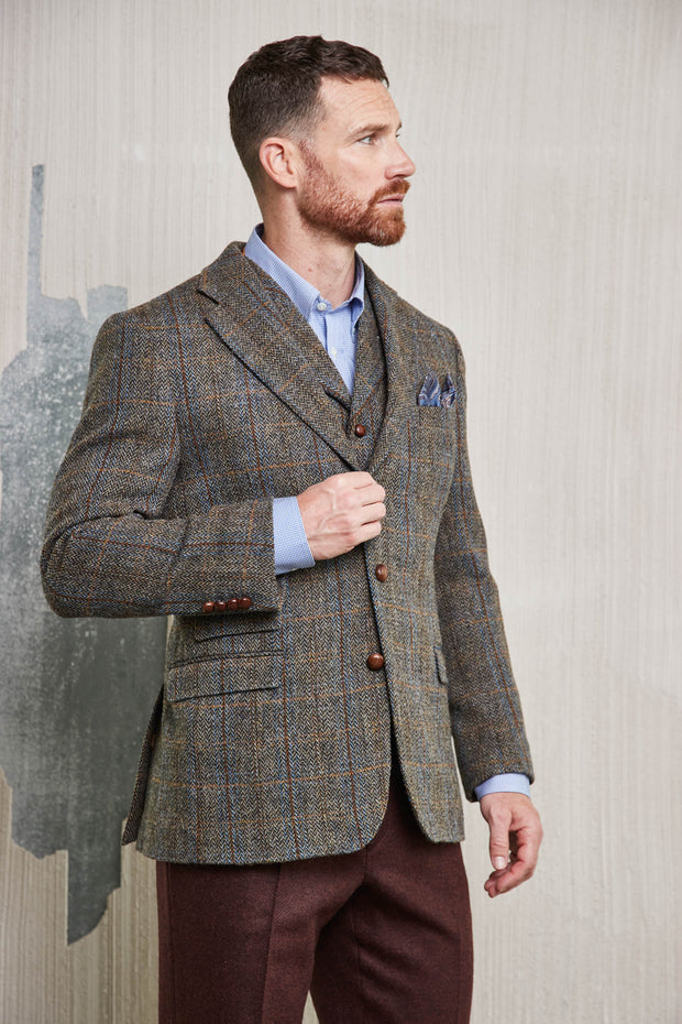 Tweedsakko in 3-Knopf Classic aus Harris Tweed