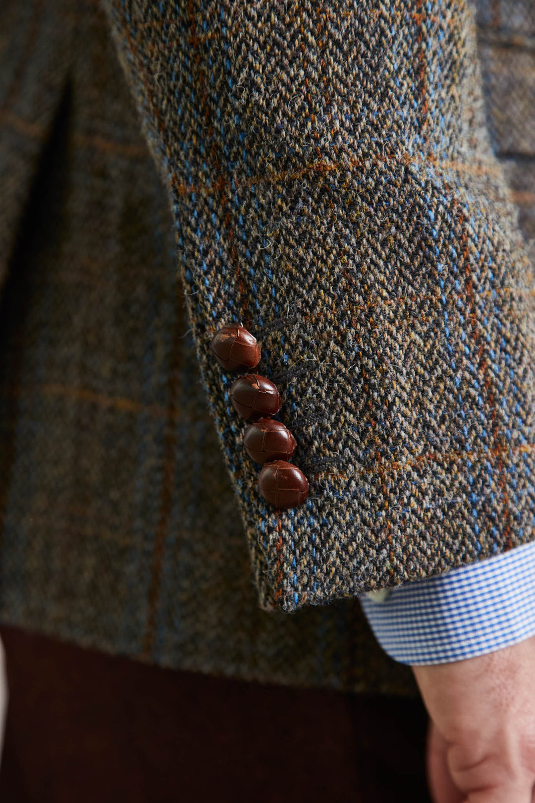 Tweedsakko in 3-Knopf Classic aus Harris Tweed – John Crocket