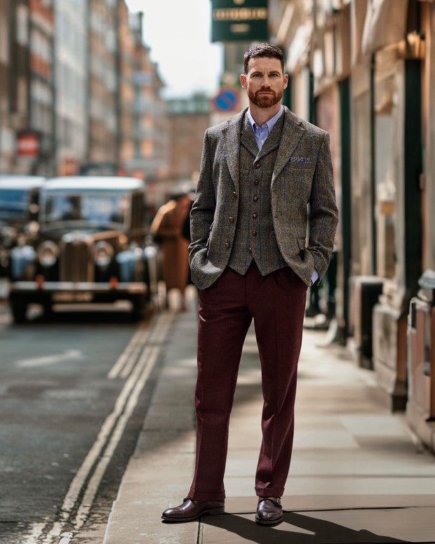 Tweedsakko in 3-Knopf Classic aus Harris Tweed