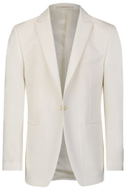 Slimline Dinnerjacket mit Spitzkragen in weiss von Wilvorst