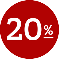 Sale Badge 20 Prozent